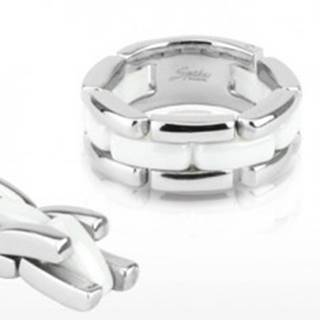 Trojradový oceľovo - keramický prsteň, flexibilný - Veľkosť: 48 mm