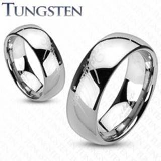 Tungstenový prsteň - obrúčka, hladký lesklý povrch, motív Pána prsteňov, 8 mm - Veľkosť: 49 mm